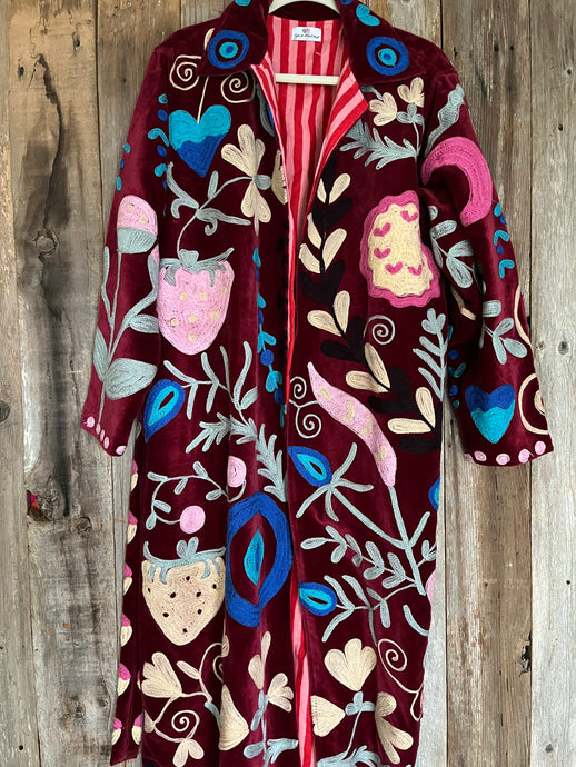 Handmade embroidered suzani jacket