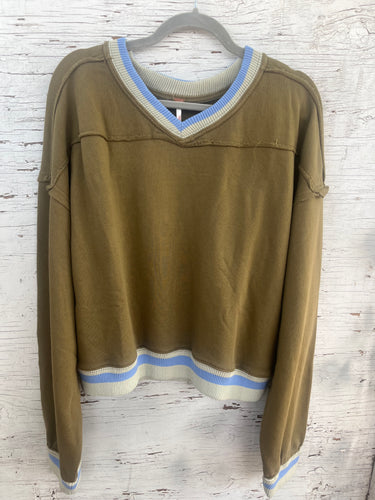 Free People V neck sweat shirt