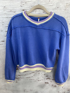 Free People V neck sweat shirt