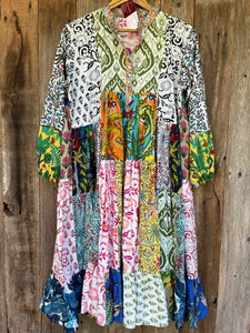 Handmade patchwork dress