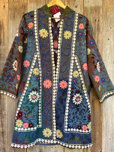 Handmade vintage Kantha embroidered jacket
