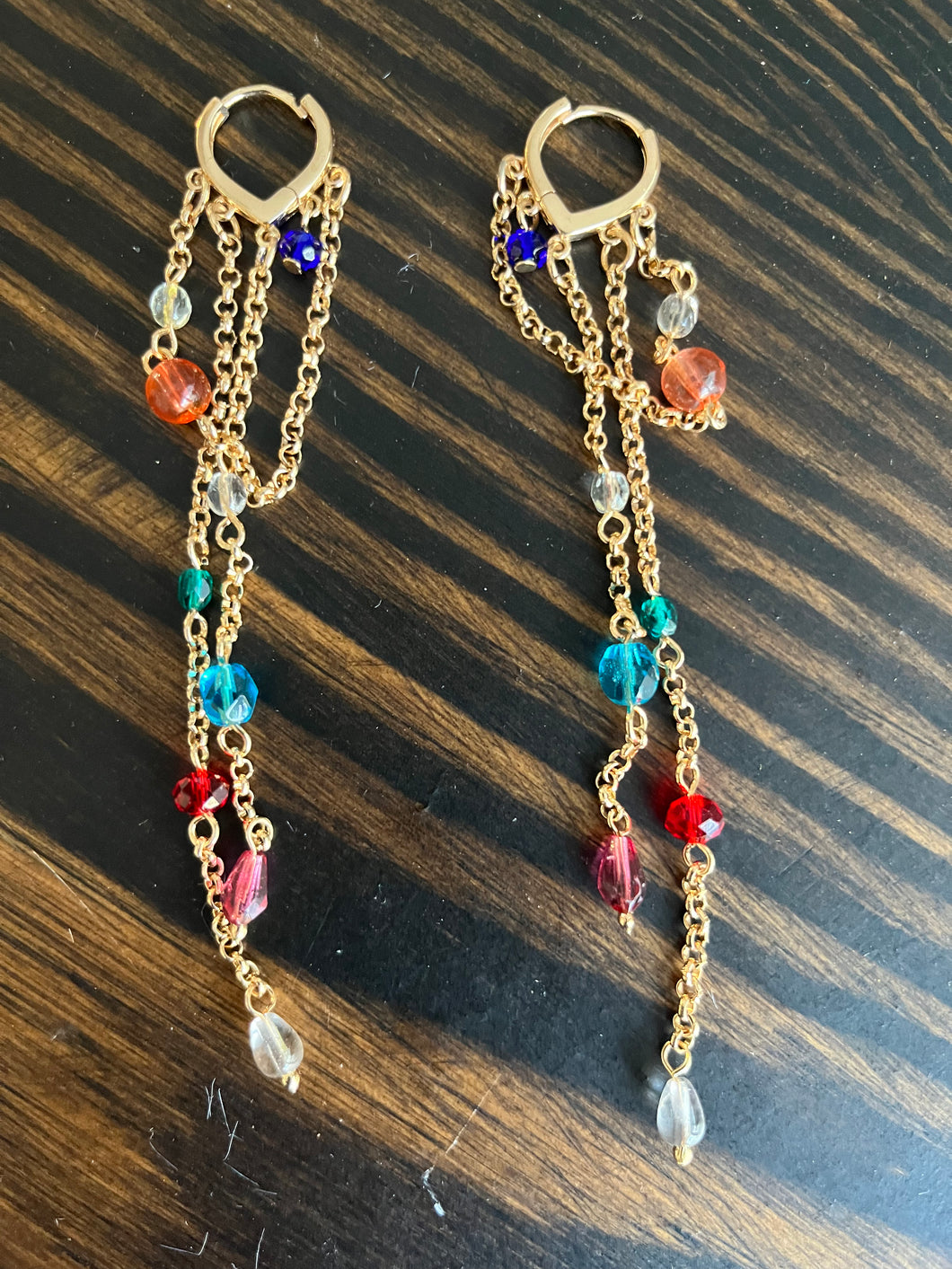 Jewel stone earrings