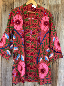 Handmade embroidered jacket