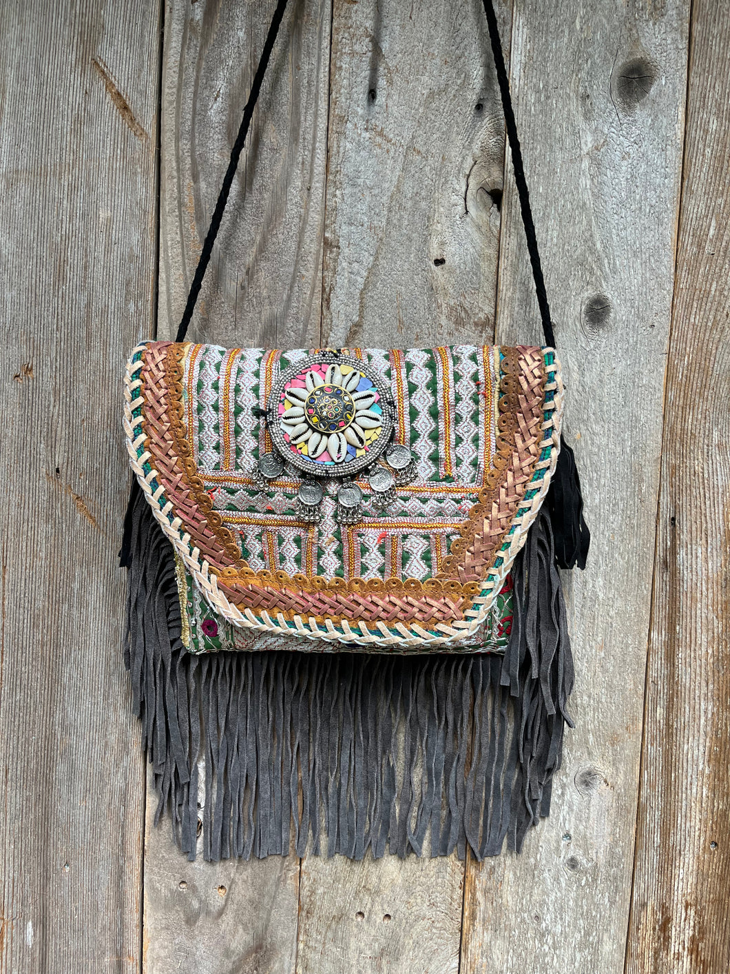 Handmade BANJARA bag with fringe