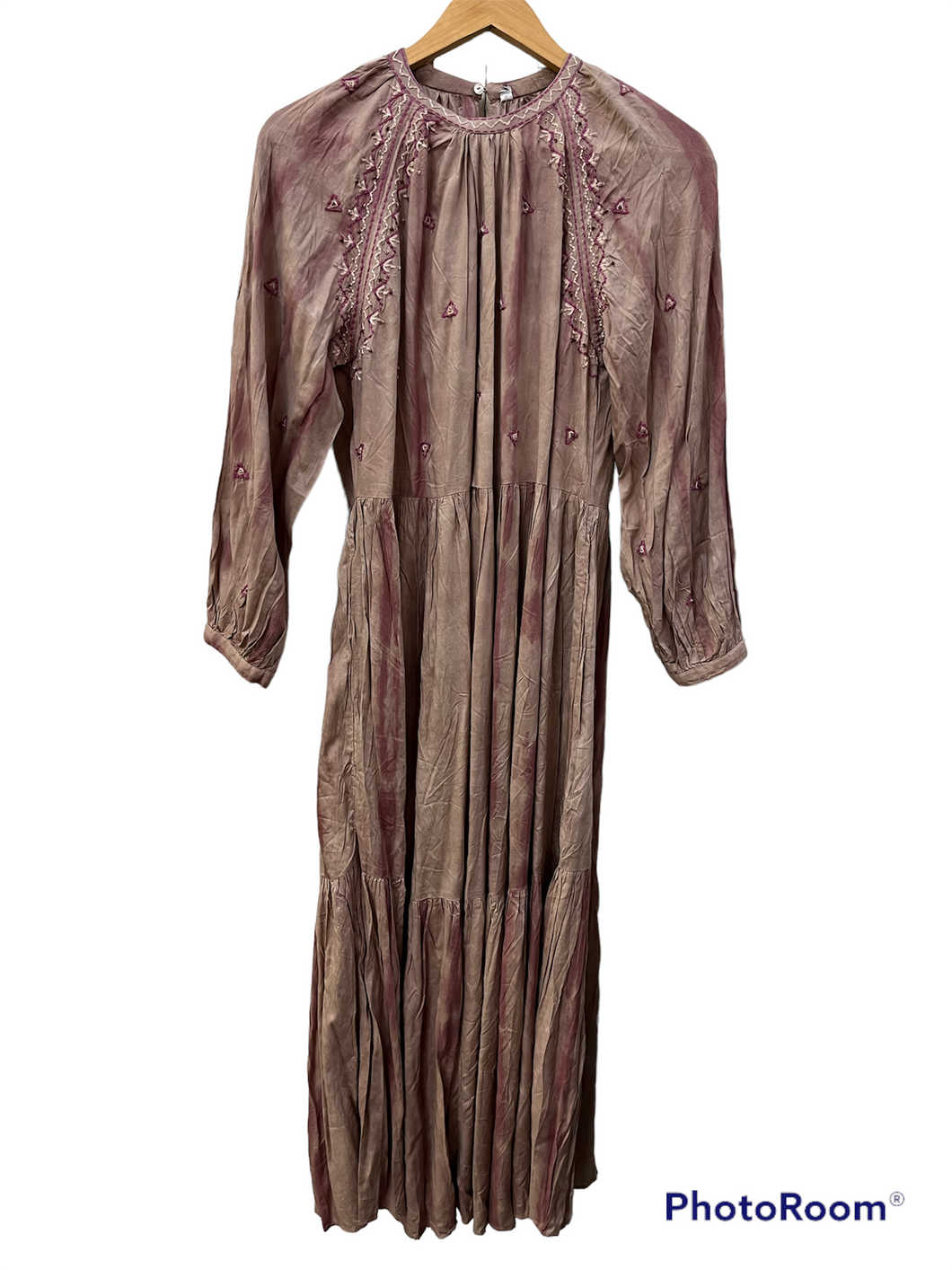 Hand dyed maxi dress